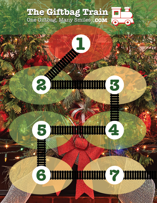 The Gift Bag Train Card + Labels