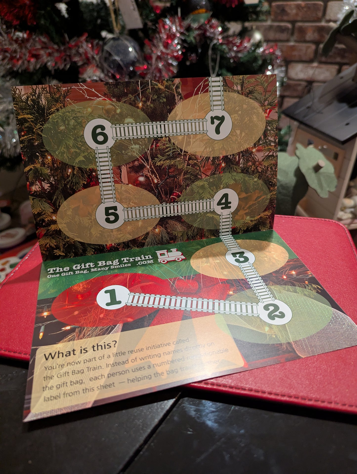 The Gift Bag Train Card + Labels