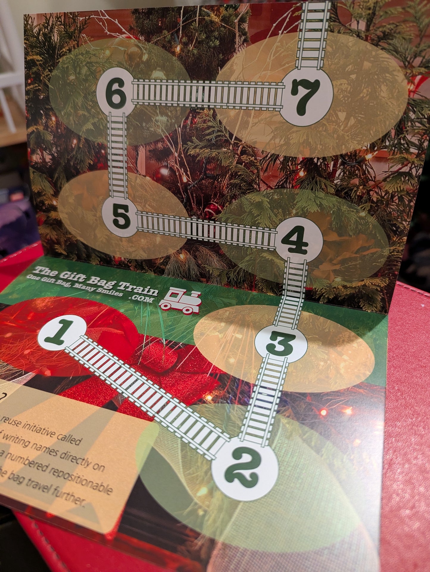 The Gift Bag Train Card + Labels